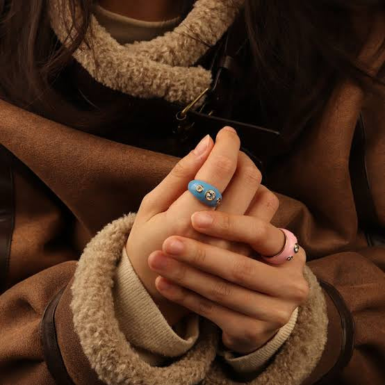 Nash Enamel Rings