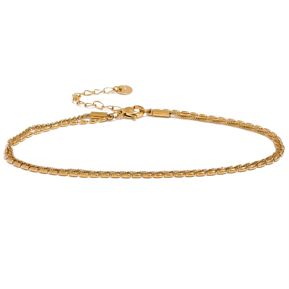Double Delight Anklet