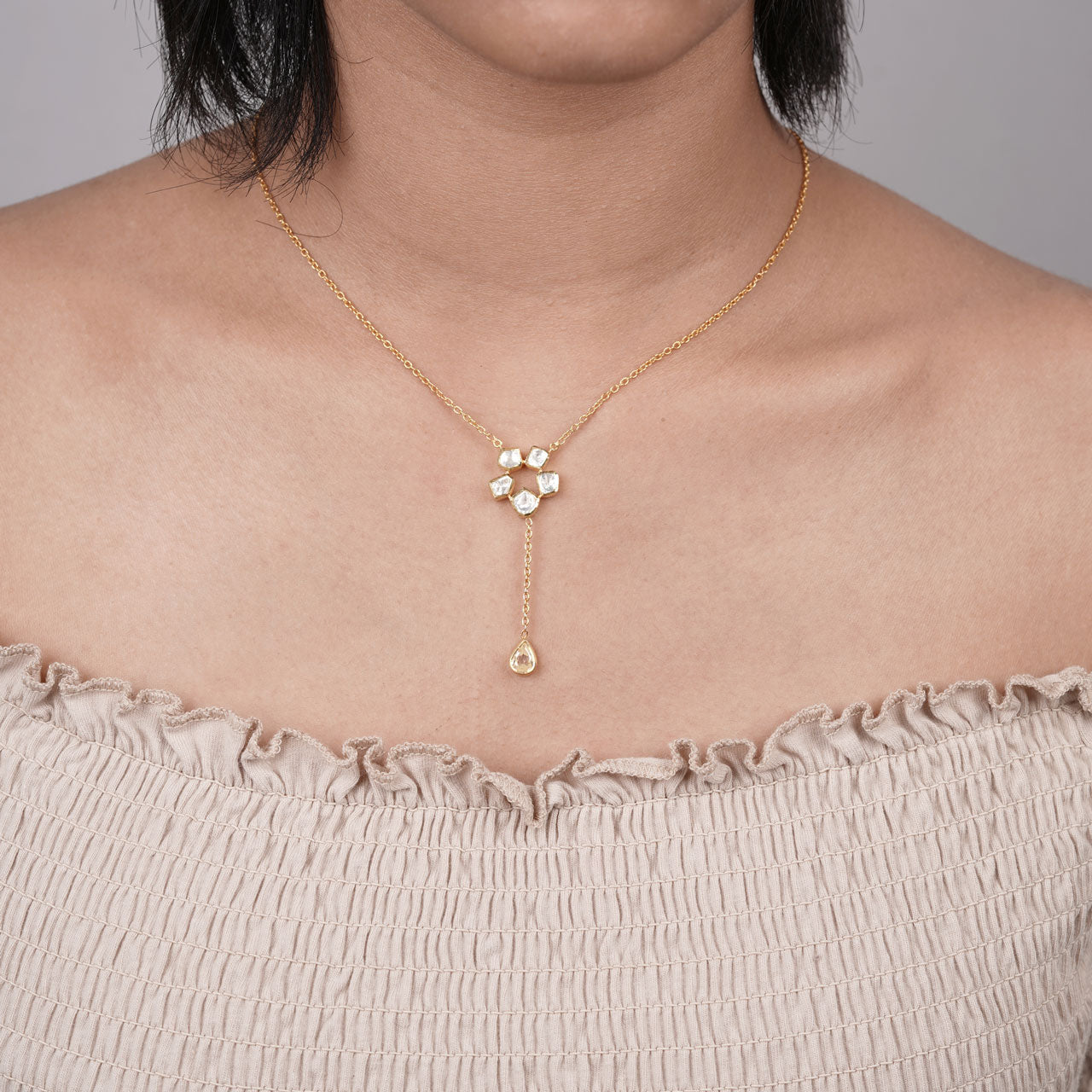 Palash Pendant - Gold Plated 925 Silver