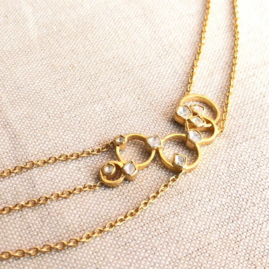The Triad - Gold Plated 925 Silver