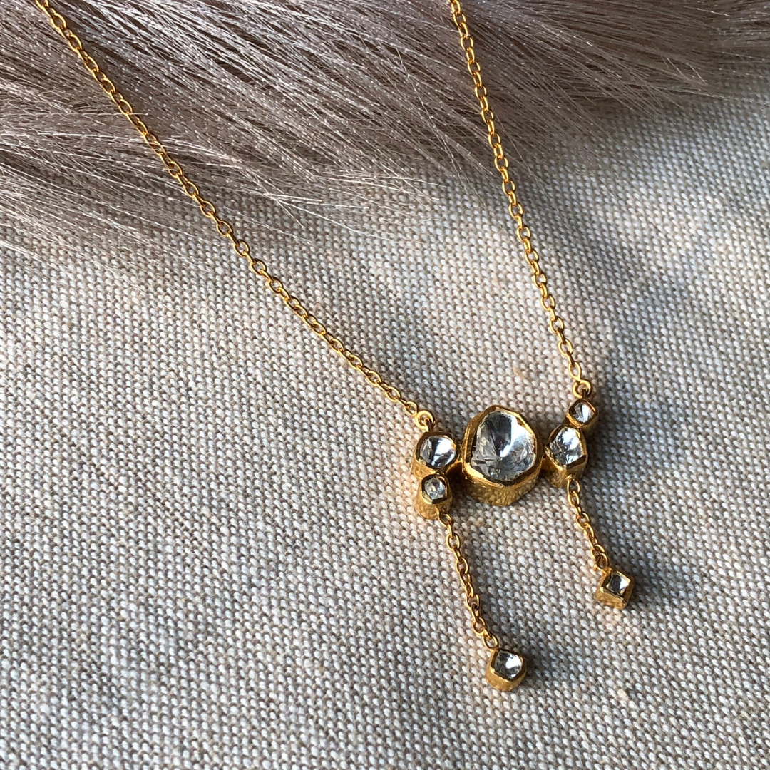 Hang in There - Gold Plated 925 Silver