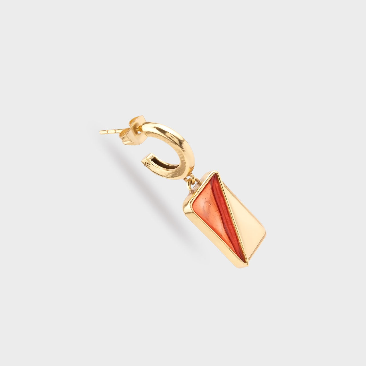 Auburn Splits - Gold Coated Earrings