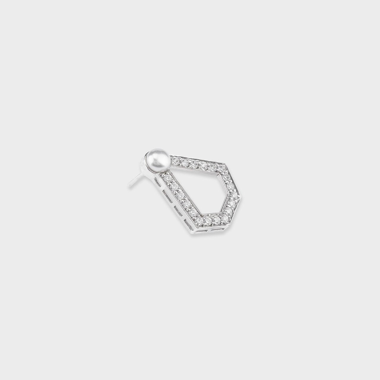 Pearl Trapezoid - 930 Recycled Silver