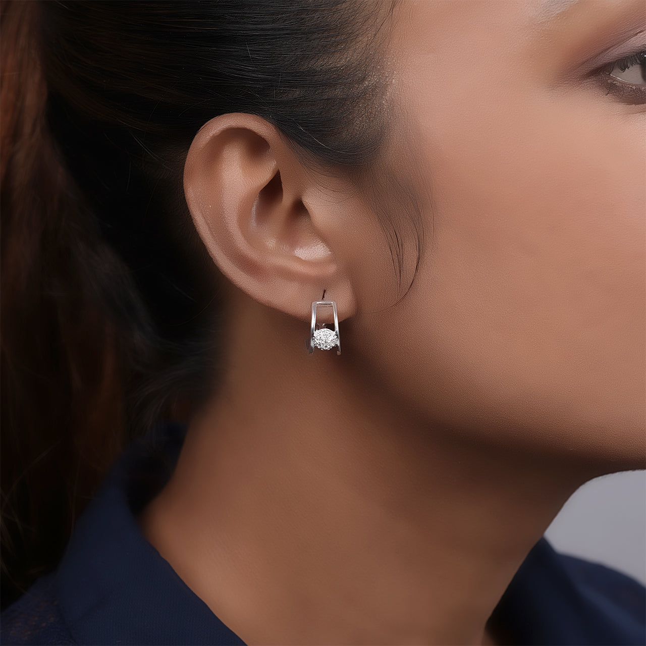 Twinkle Ball Hoop Earring
