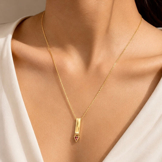 Dashing Arrow Pendant - Gold Coated Pendant