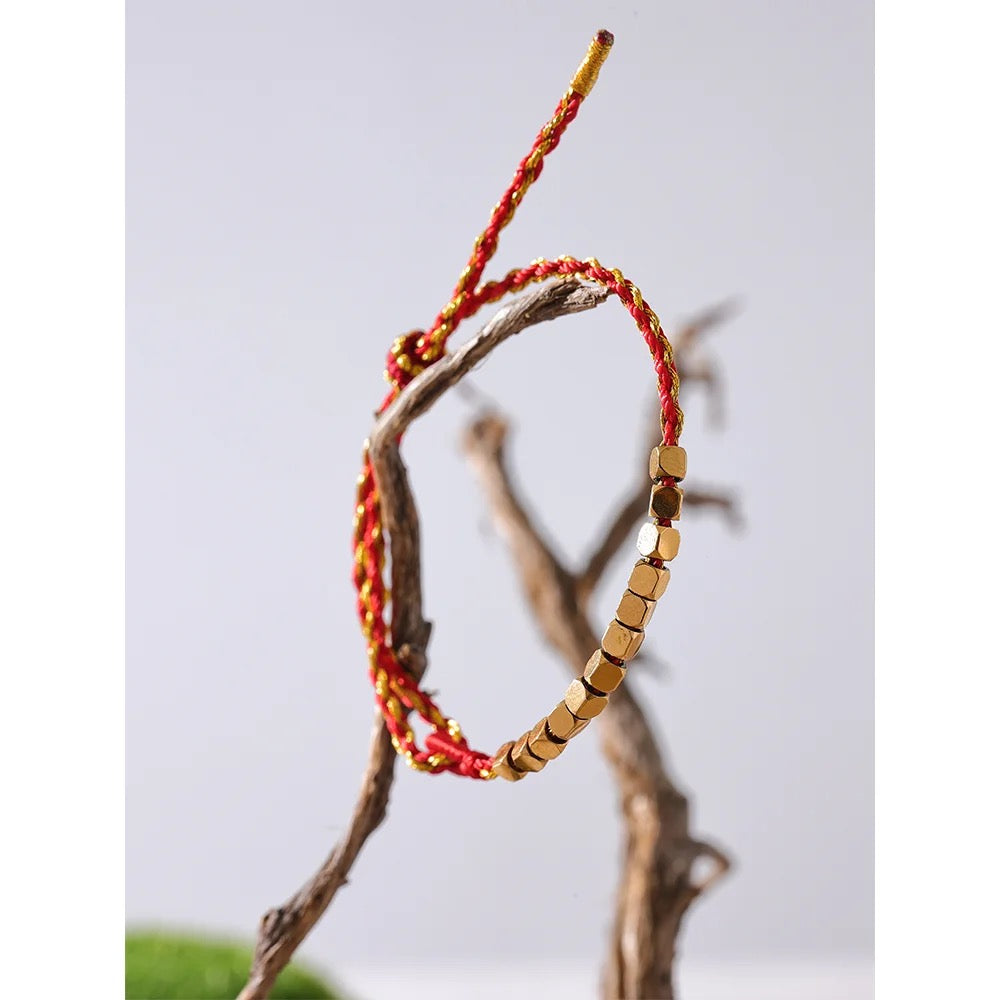 Crimson Dune Bracelet - 18K Gold Coated