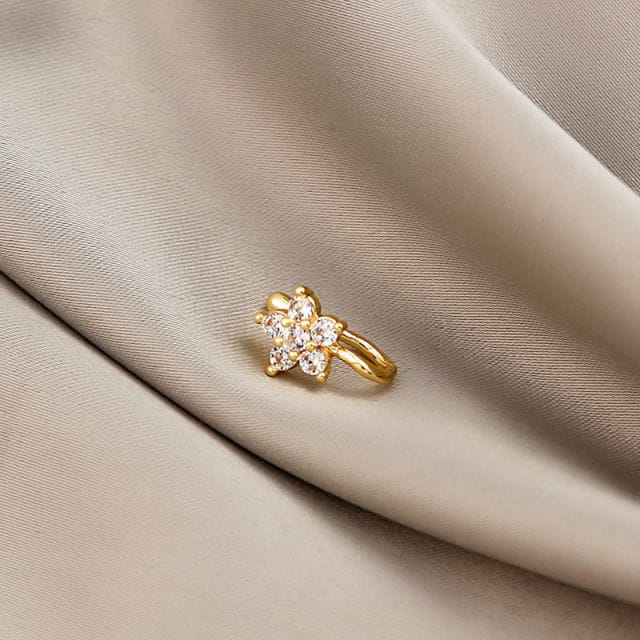 Big Flower Nose Pin
