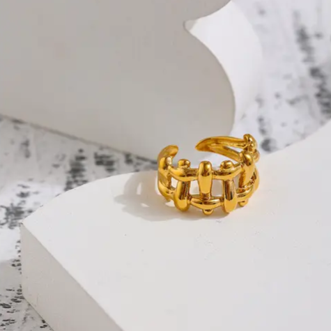 Aquila Statement Ring - 18K Gold Coated