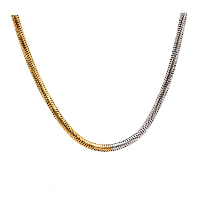 Triton Dual Tone Chain - 18K Gold Coated