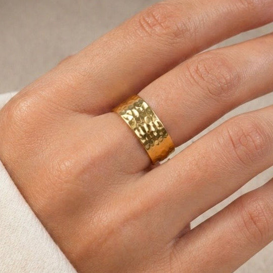 Nile Band Ring - Gold Coated Ring