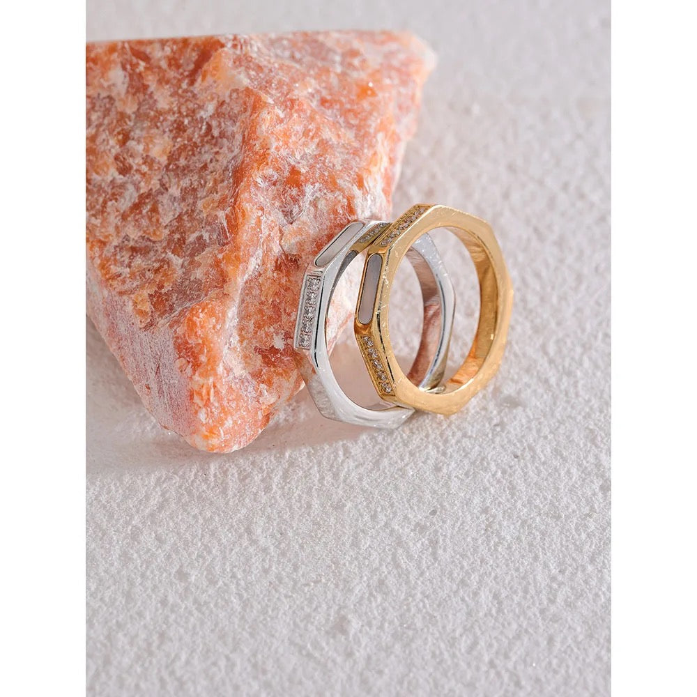Cinnabar Band - 18K Gold Coated