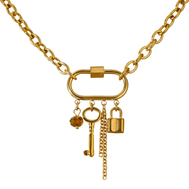 Alula Charm Necklace - 18K Gold Coated