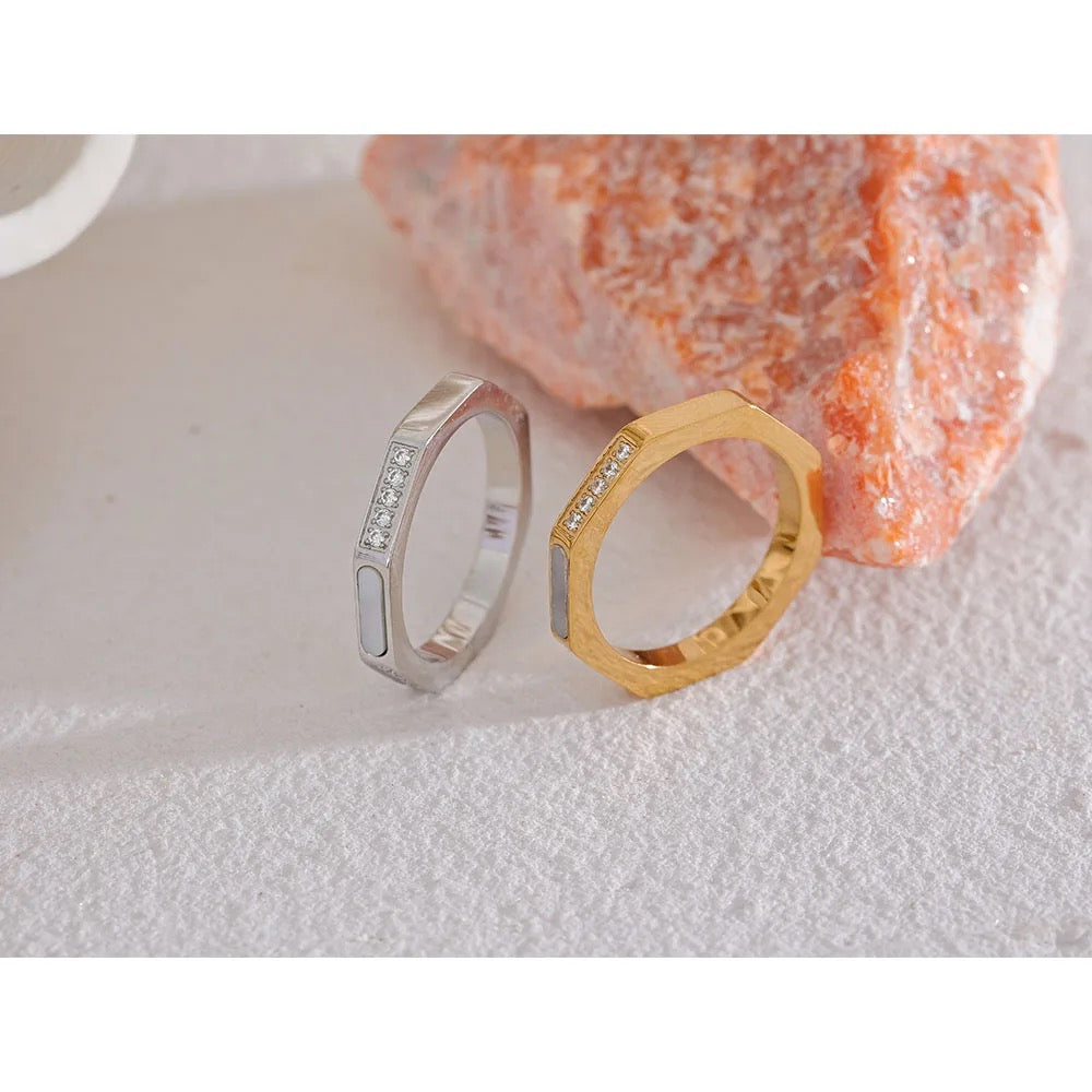 Cinnabar Band - 18K Gold Coated