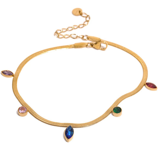 Sybill Anklet - 18K Gold Coated
