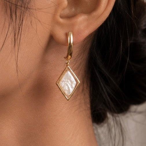 Frost Kite - Gold Coated Earrings