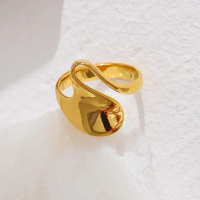 Nashira Ring - 18K Gold Coated