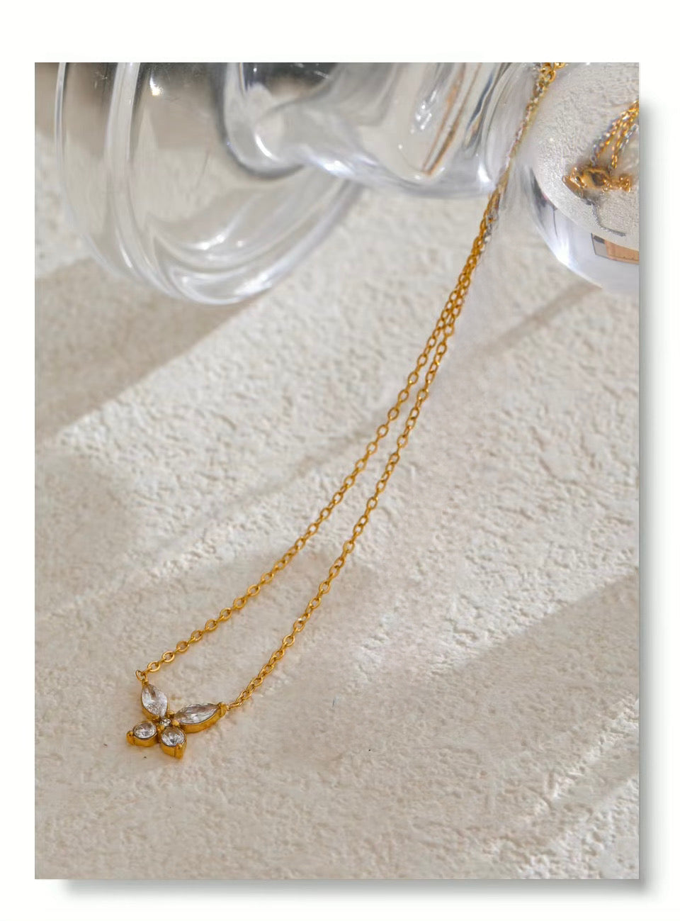 Crystal Butterfly Necklace