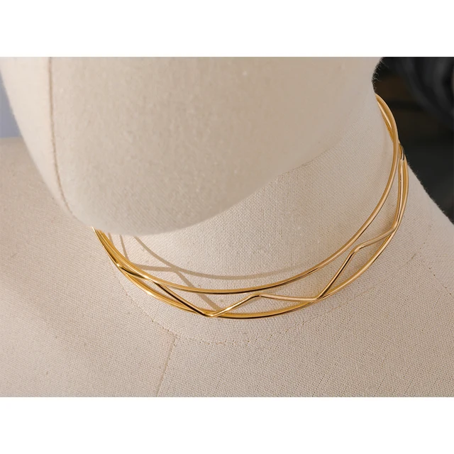 Izar Choker - 18K Gold Coated