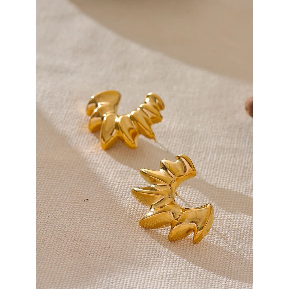 Waverley Statement Earrings - 18K Gold Coated