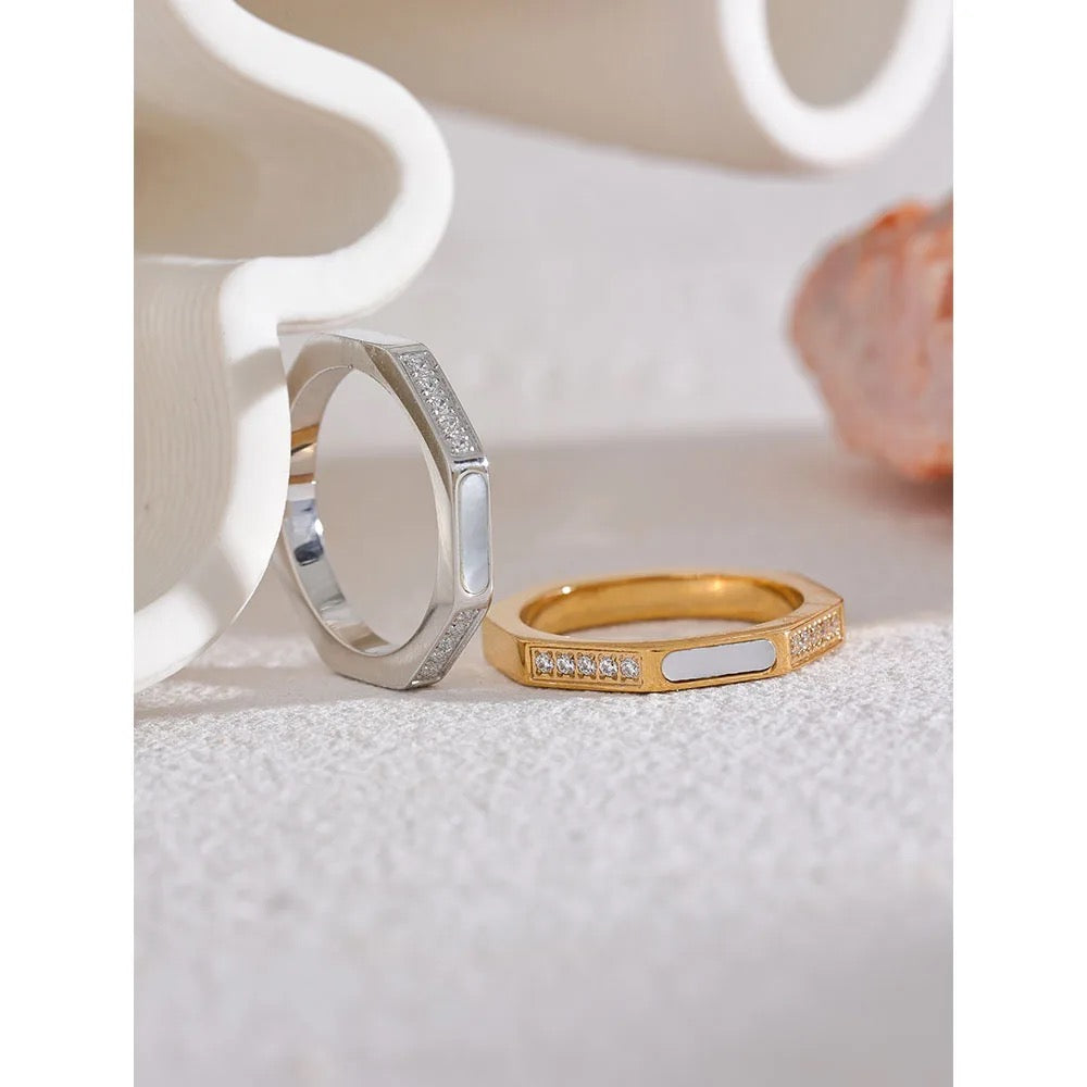 Cinnabar Band - 18K Gold Coated