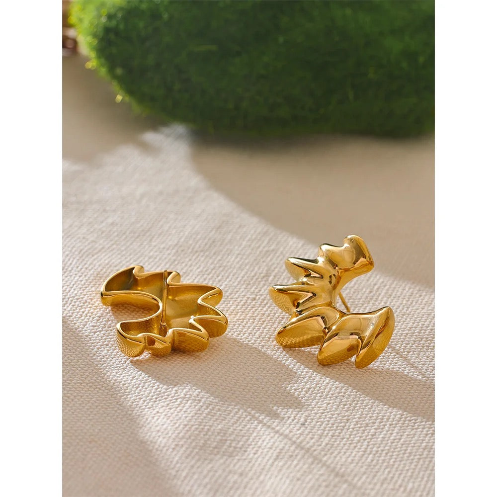 Waverley Statement Earrings - 18K Gold Coated