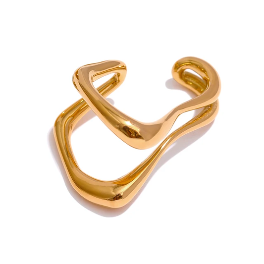 Vega Ear Cuff - Single Piece - 18K Gold Coated