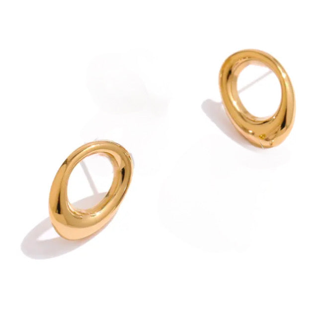 Norma Earrings - 18K Gold Coated