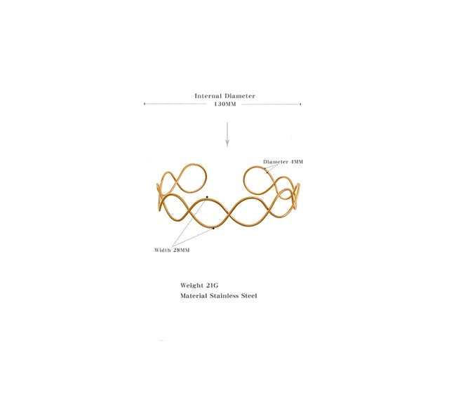 Celeste Weave Choker - 18K Gold Coated