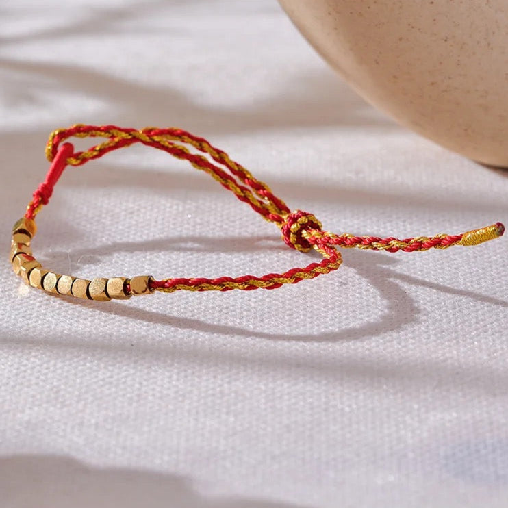 Crimson Dune Bracelet - 18K Gold Coated