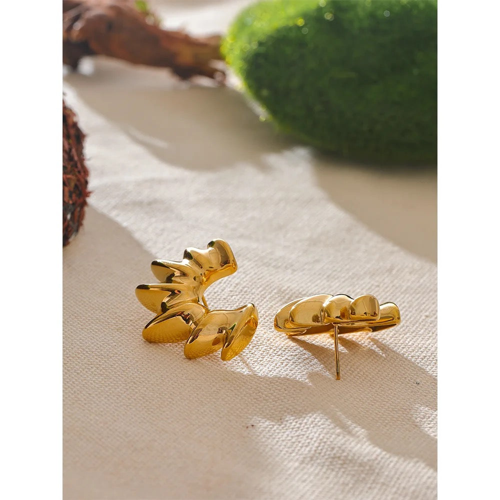 Waverley Statement Earrings - 18K Gold Coated