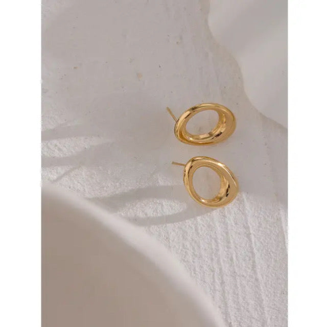 Norma Earrings - 18K Gold Coated