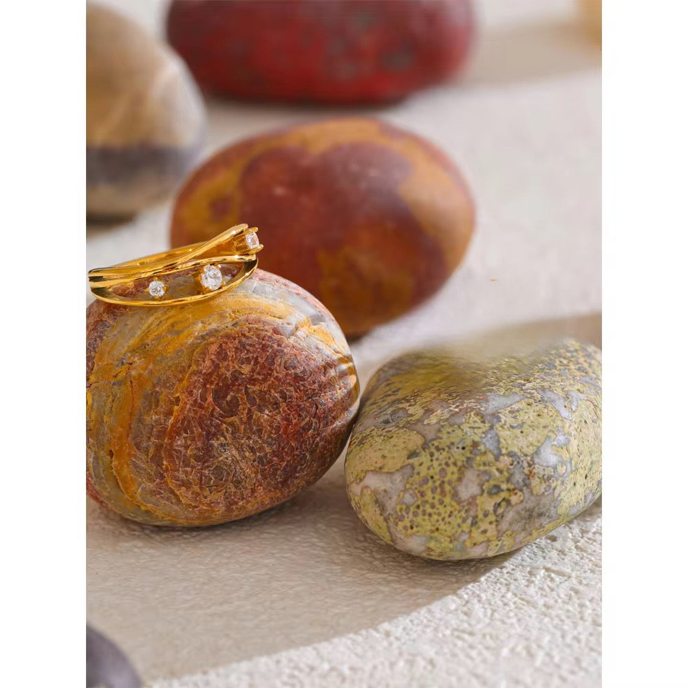 Trinity Wave Ring
