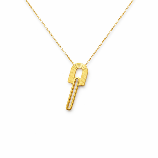Popsicle Pendant -  24K Gold Coated