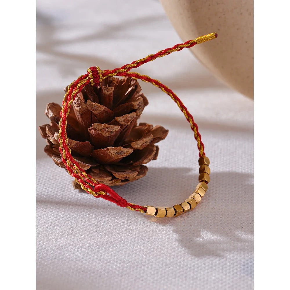 Crimson Dune Bracelet - 18K Gold Coated