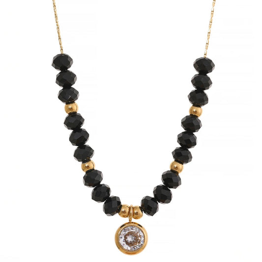 Dark Star Necklace - 18K Gold Coated