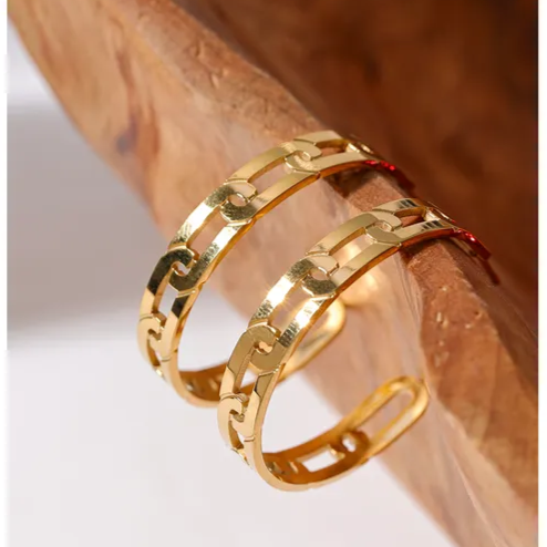 Sol Hoop Earrings - 18K Gold Coated