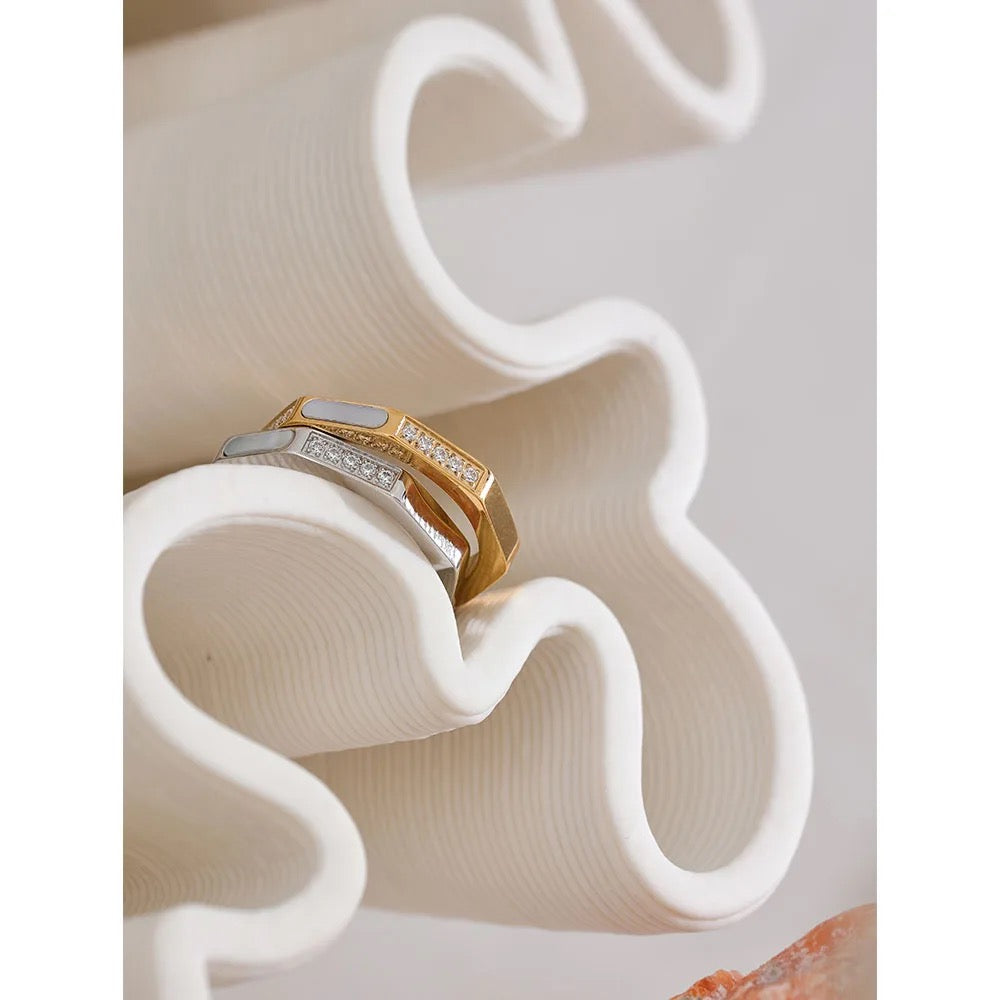 Cinnabar Band - 18K Gold Coated