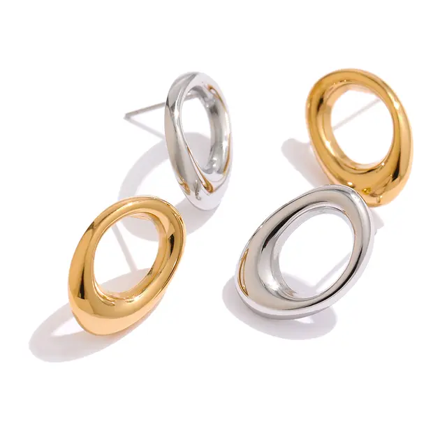 Norma Earrings - 18K Gold Coated