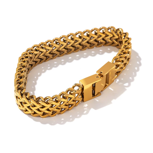 Panther Chain Bracelet - 18K Gold Coated