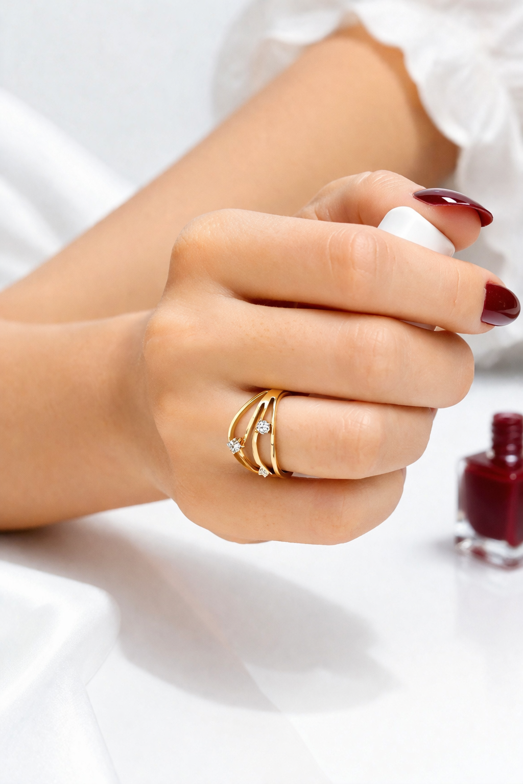 Trinity Wave Ring