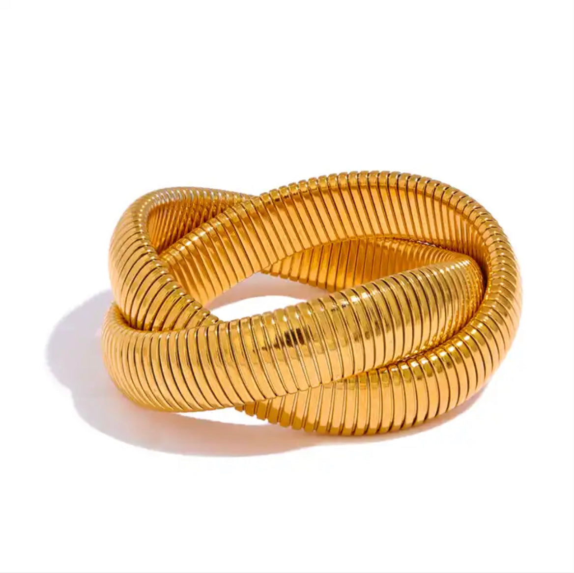 Statement Viper Bracelet - 18K Gold Coated