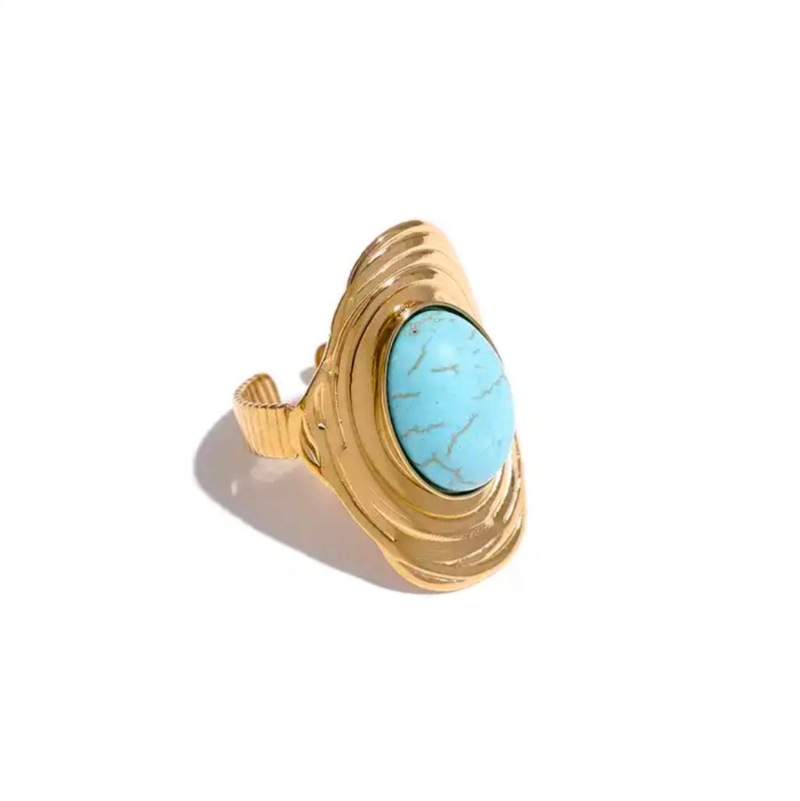Majestic Oval Bands - 18K Gold Coated