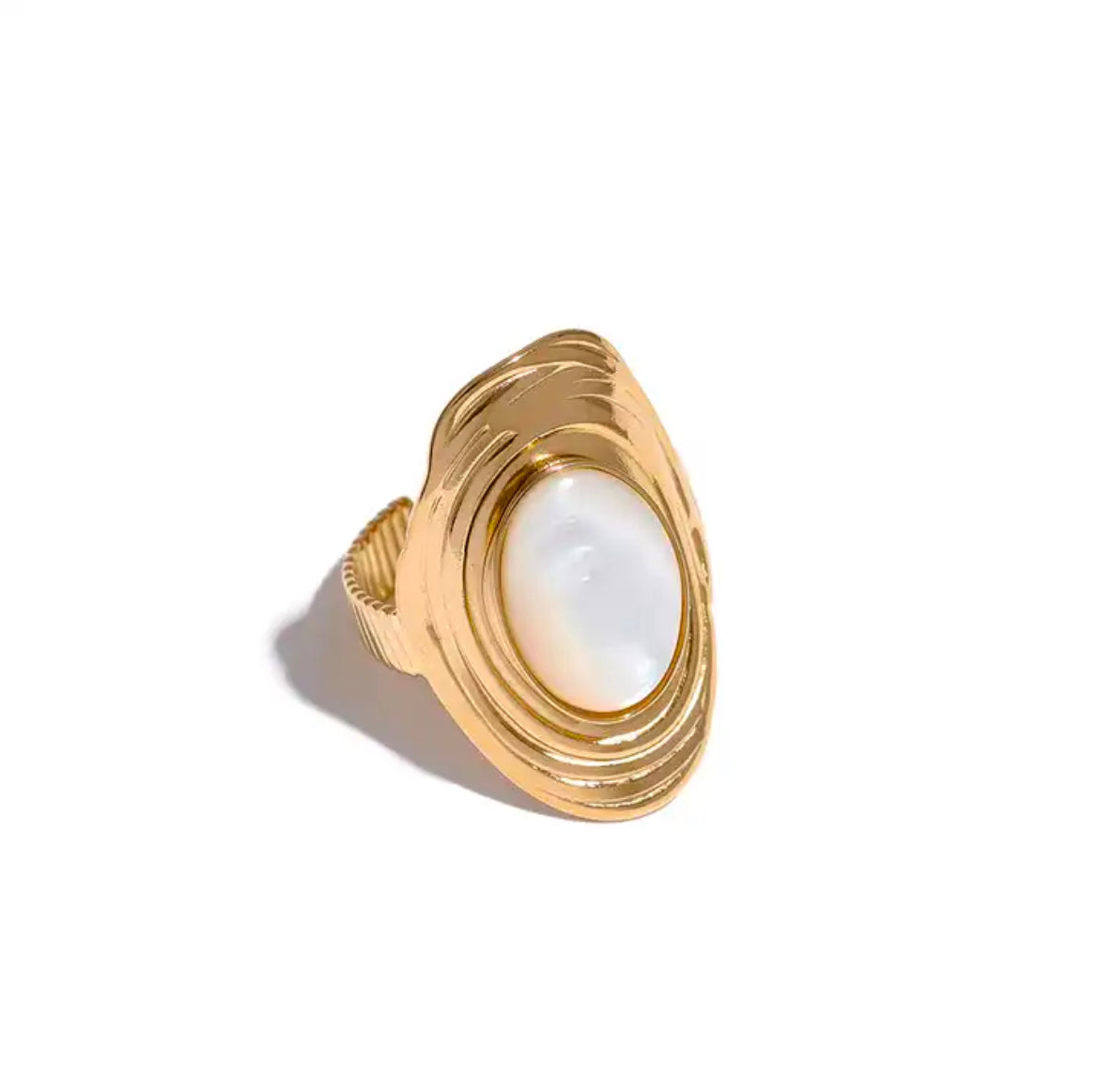 Majestic Oval Bands - 18K Gold Coated