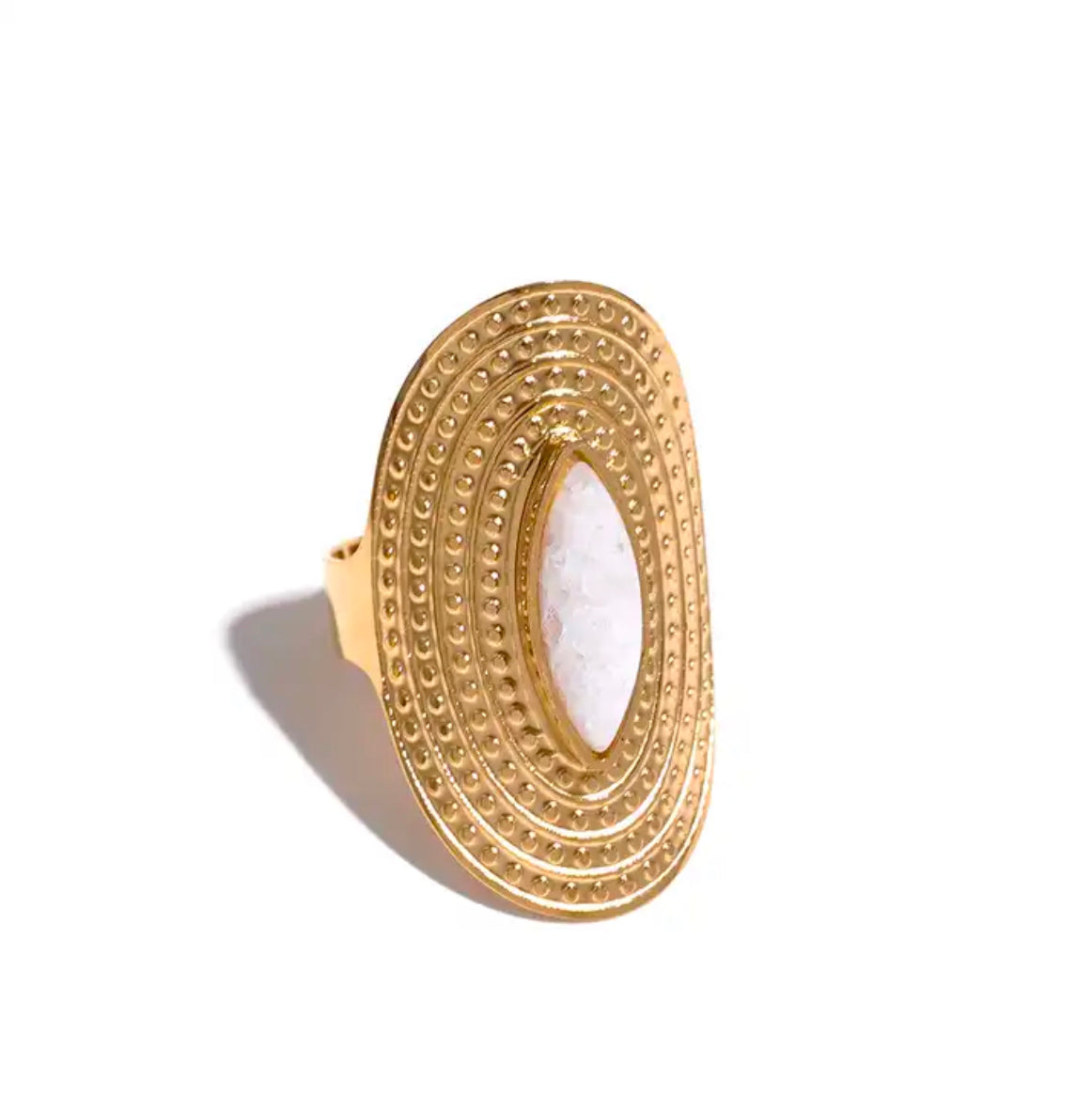 Majestic Oval Bands - 18K Gold Coated