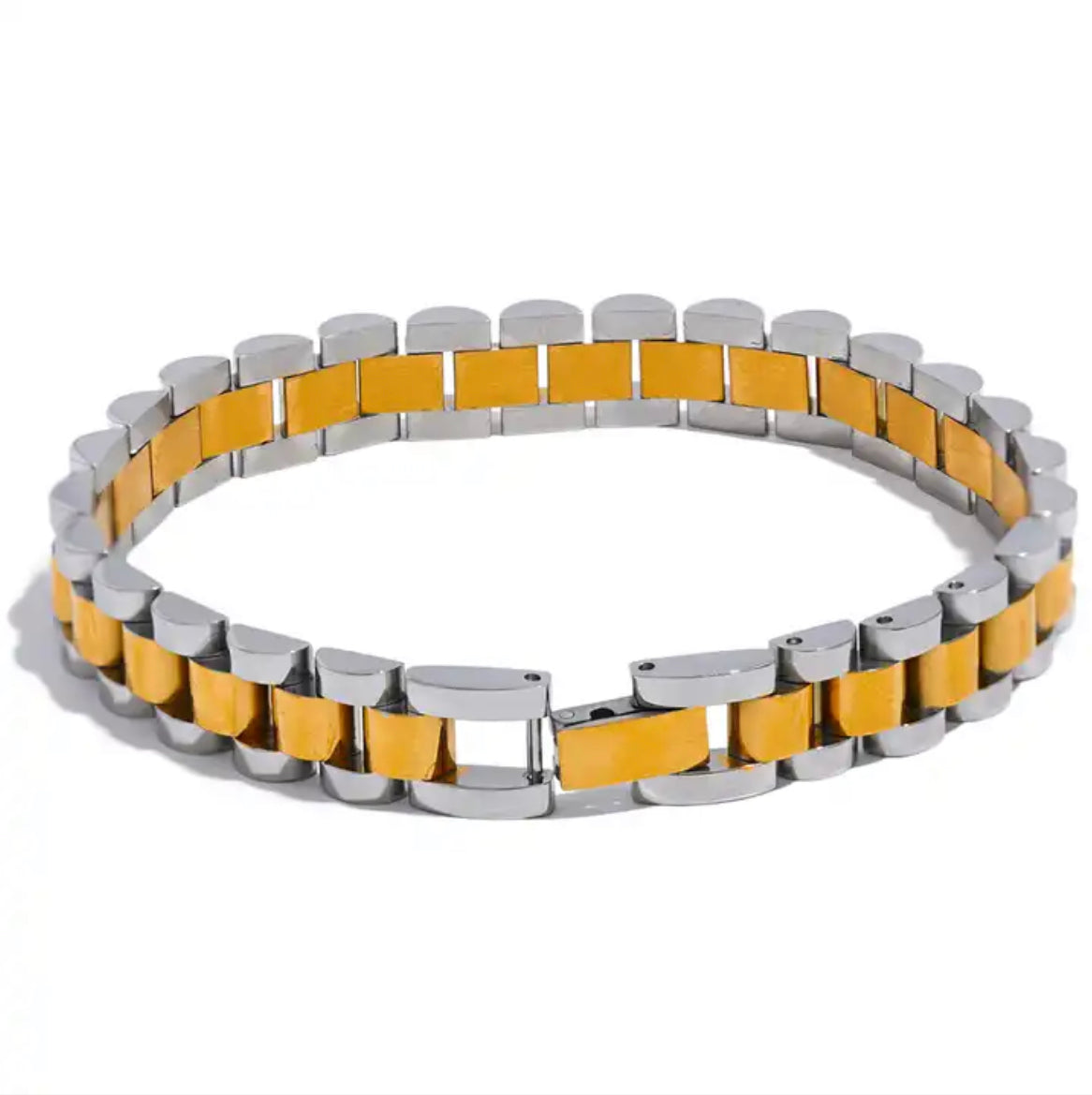 Marco Watch Strap Bracelet - 18K Gold Coated