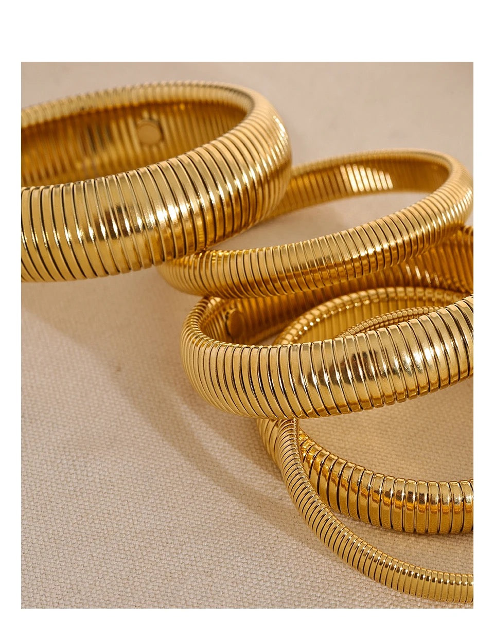 Statement Viper Bracelet - 18K Gold Coated