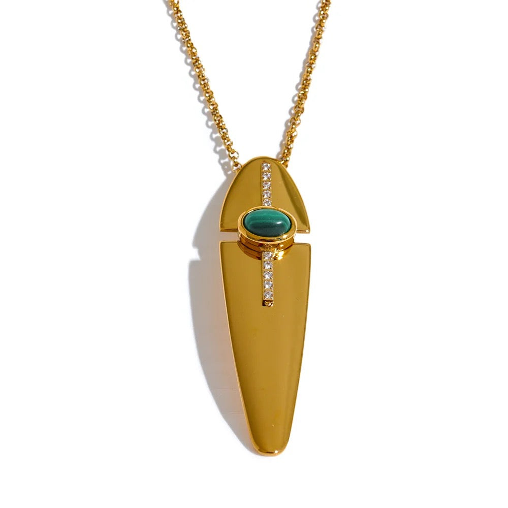 Moves Like Jagger Pendant - 18K Gold Coated