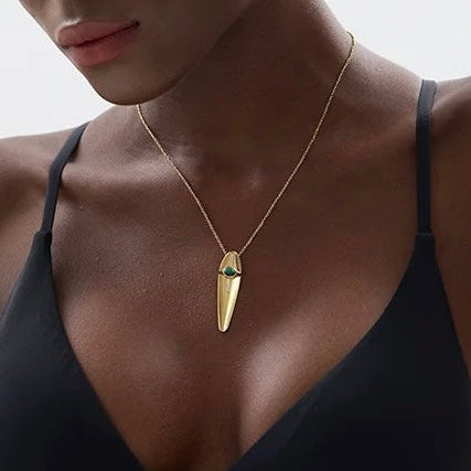 Moves Like Jagger Pendant - 18K Gold Coated