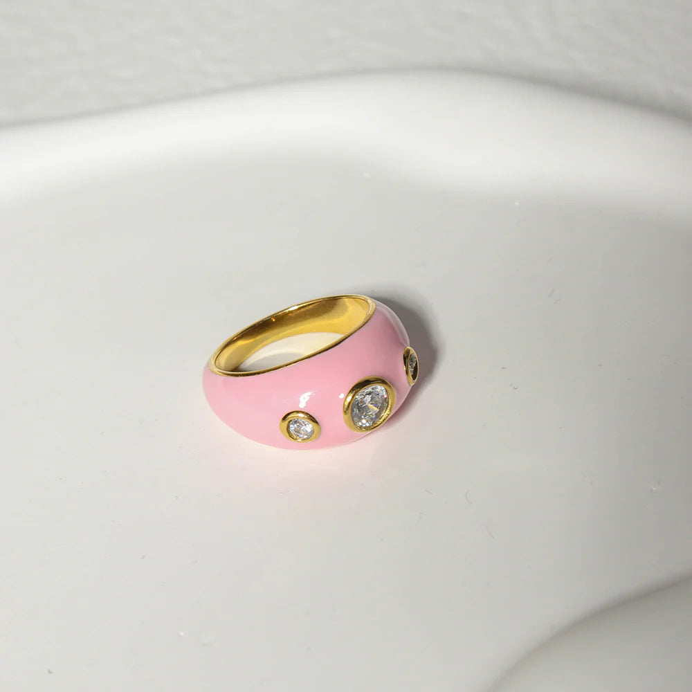 Nash Enamel Rings