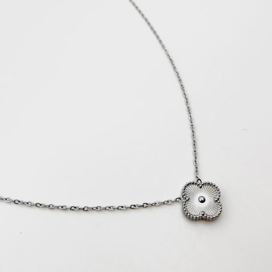 Silver Clover Necklace